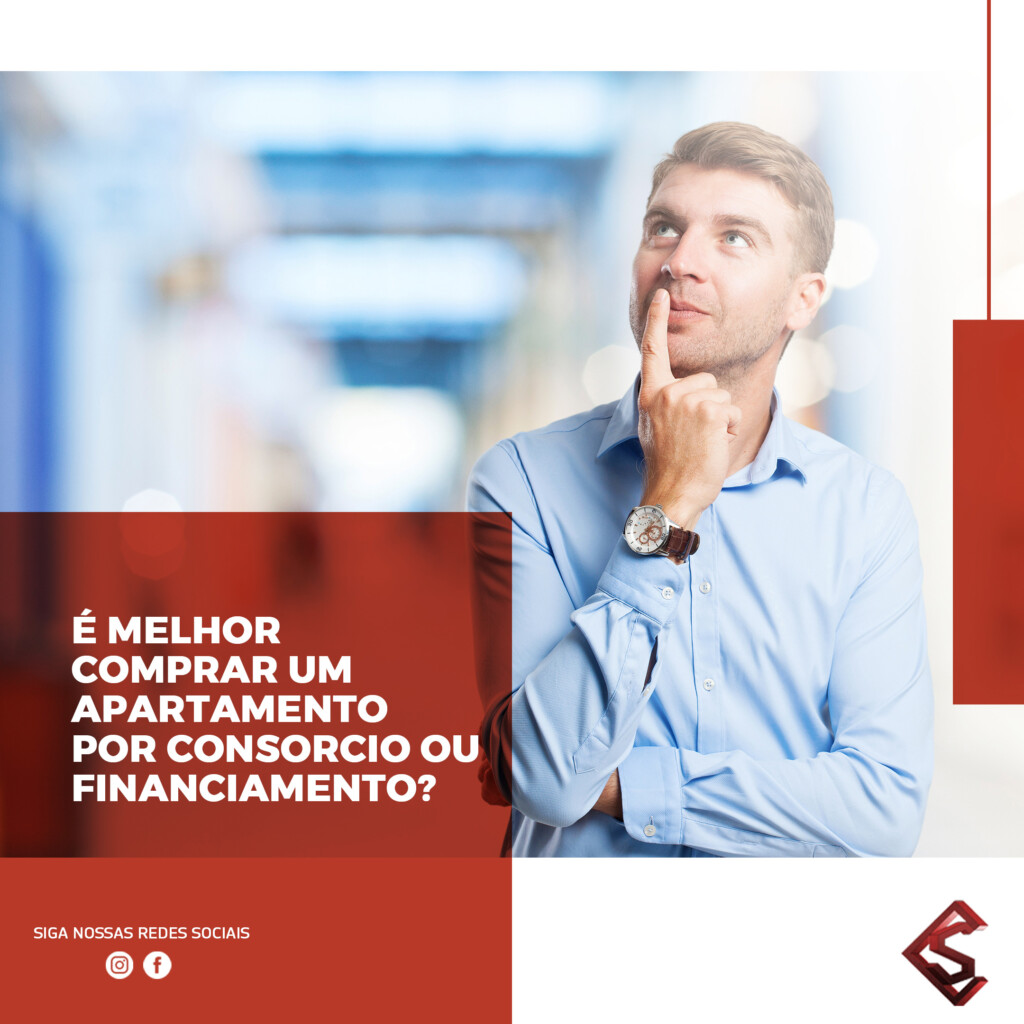 apartamento por consórcio ou financiamento